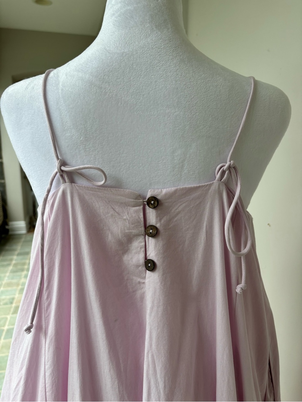 Free People Light Pink Spaghetti-Strap Maxi Dress - Picture 5 of 7